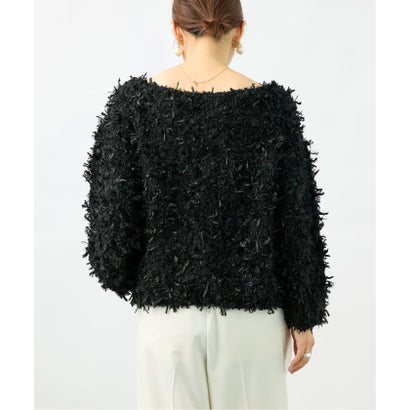 ヴェルメイユ パー イエナ VERMEIL par iena 《予約》FANCY YARN ボートネックプルオーバー （ホワイト）｜詳細画像