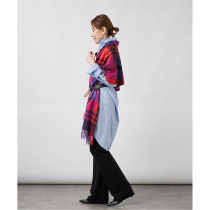 《予約》JOSHUA ELLIS ジョシュア エリス Stole Black Watch50x190cm （レッド）｜詳細画像