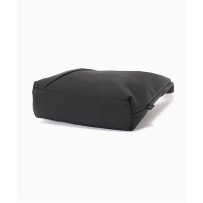 fellowww / フェロー Flaux Leather drawstring bag （ブラック）｜詳細画像