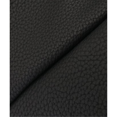 fellowww / フェロー Flaux Leather drawstring bag （ブラック）｜詳細画像