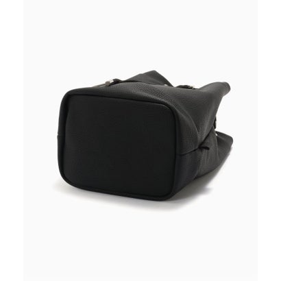 fellowww / フェロー Flaux Leather shoulder tote （ブラック）｜詳細画像