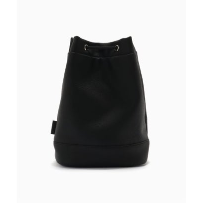 fellowww / フェロー Flaux Leather shoulder tote （ブラック）｜詳細画像