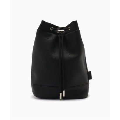 fellowww / フェロー Flaux Leather shoulder tote （ブラック）｜詳細画像