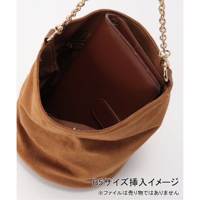 ベーセーストック B.C STOCK チェーン付きスエードライクBAG （キャメル）｜詳細画像