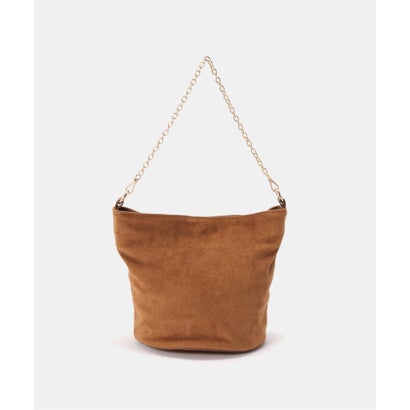 ベーセーストック B.C STOCK チェーン付きスエードライクBAG （キャメル）｜詳細画像