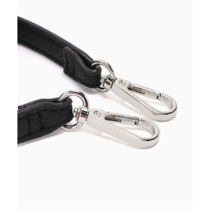 fellowww / フェロー Flaux Leather long strap （ブラック）｜詳細画像