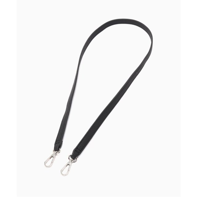 fellowww / フェロー Flaux Leather long strap （ブラック）
