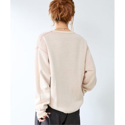 ベーセーストック B.C STOCK ANTS & ELEPHANTS 2TONE スウェットライクリバーシブルプルオーバー（ネイビー）｜詳細画像