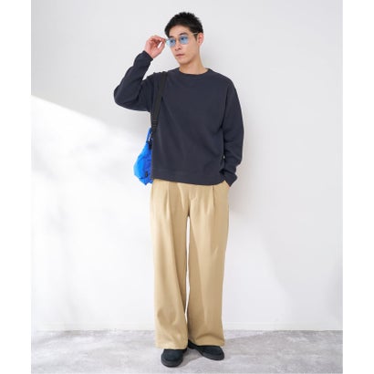 ベーセーストック B.C STOCK ANTS & ELEPHANTS 2TONE スウェットライクリバーシブルプルオーバー（ネイビー）｜詳細画像