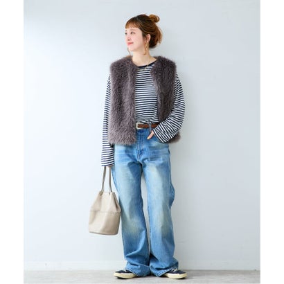 ベーセーストック B.C STOCK DENIM FLARE 5PK PT （ブラック）｜詳細画像