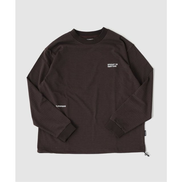 OLIVEDRAB DRAWCODE L/S-Tシャツ （ブラウン）