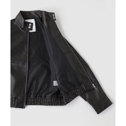 OSKR / オーエスケーアール 別注 SWING TOP LEATHER ブルゾン（ブラウン）｜詳細画像