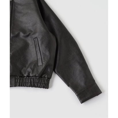 OSKR / オーエスケーアール 別注 SWING TOP LEATHER ブルゾン（ブラウン）｜詳細画像