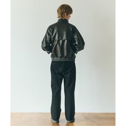 OSKR / オーエスケーアール 別注 SWING TOP LEATHER ブルゾン（ブラウン）｜詳細画像
