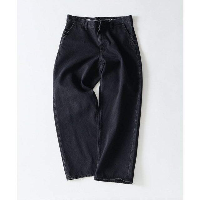 WIDE TAPERED JEANS （ブラック）