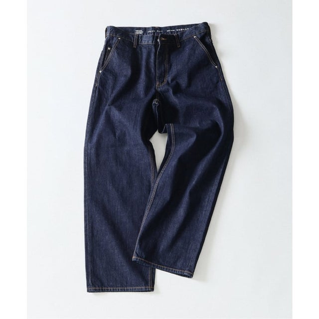 WIDE TAPERED JEANS （ネイビー）