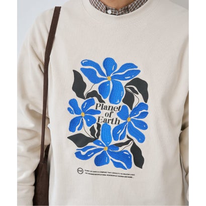ベーセーストック B.C STOCK P of E BIG FLOWER EMB プルオーバー （グレー）｜詳細画像