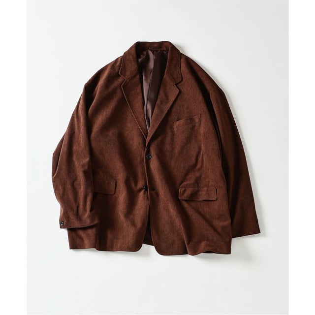 LOOSED CORDUROY ジャケット （ブラウン）