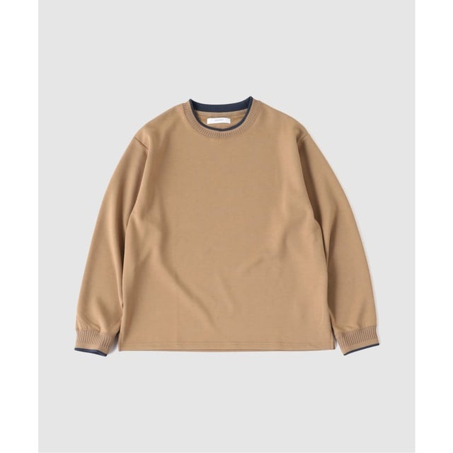 カザリリブダンボールロンTEE （ブラウン）