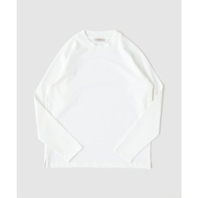 32G PONTE MOCK L/S TEE （ホワイト）