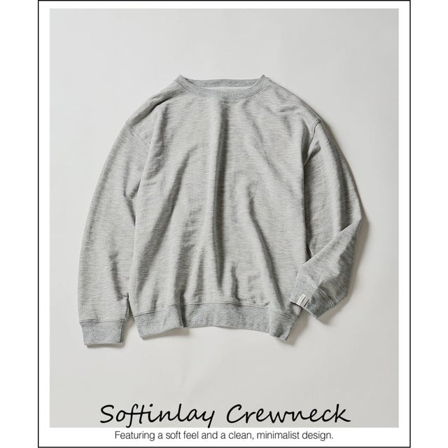 SOFTINLAY CREWNECK （グレー）