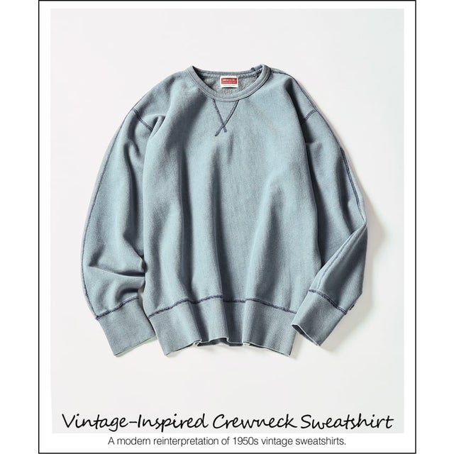 VINTAGE LIKE SWEAT クルーネック （グレーA）