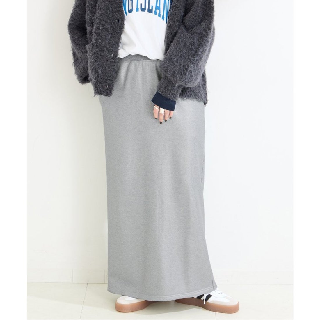 ベーセーストック B.C STOCK フォイルテリーナロースカート （シルバー