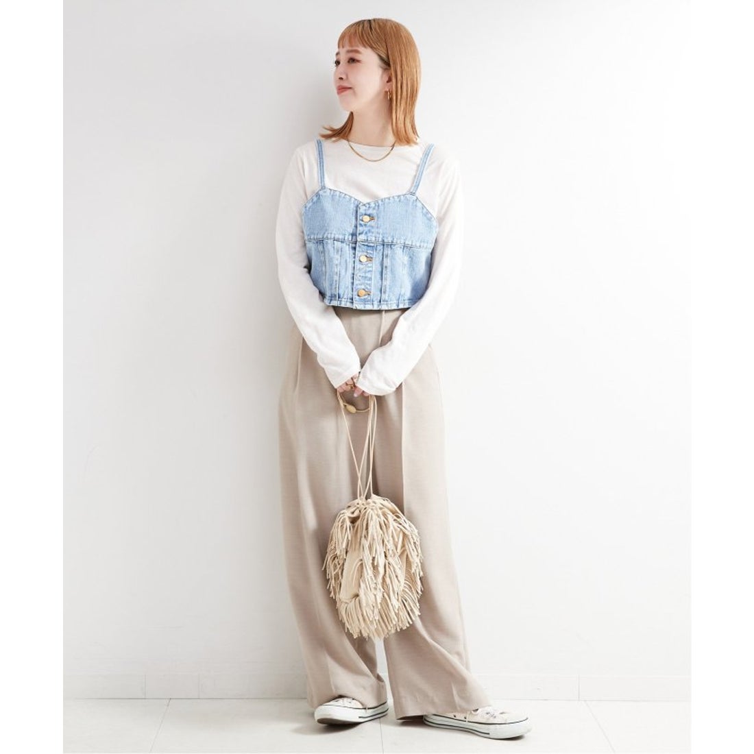 ベーセーストック B.C STOCK LEE/リー BUSTIER ビスチェ （ブルー A