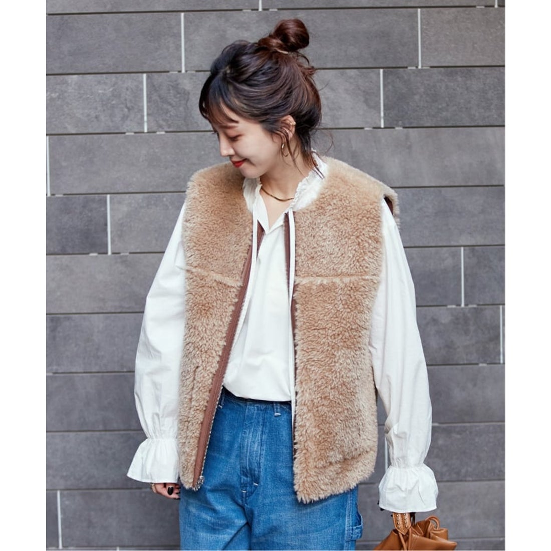 ベーセーストック B.C STOCK ウォッシャブル / フリルスキッパー 