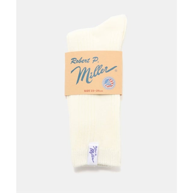 《追加》Miller / ミラー 1P SOX -crew- （ホワイト）