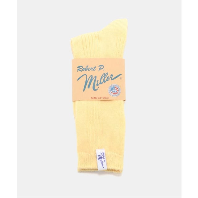 《追加》Miller / ミラー 1P SOX -crew- （イエロー）