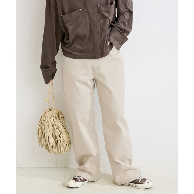 《予約》ウォッシャブル / Lee / リー 別注 RIDERS PANTS （ベージュ）