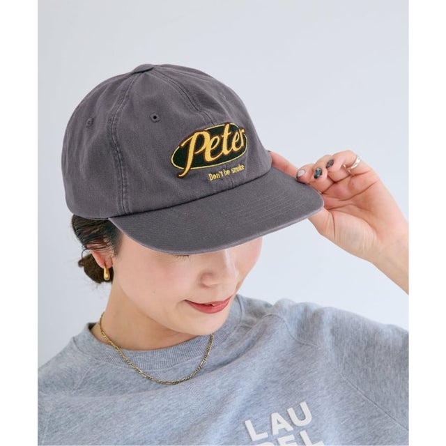 【WEB限定】MY NAME IS PETER / マイネーム・イズ・ピーター 6-PANEL DON'T SMOKE CAP （ネイビー）