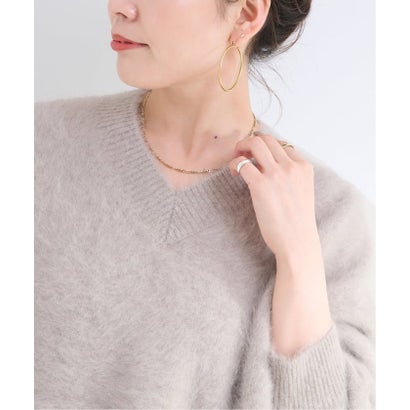 ベーセーストック B.C STOCK 《予約》【WEB+一部店舗限定】FOXカシミヤ Vネックプルオーバー （ピンク）｜詳細画像