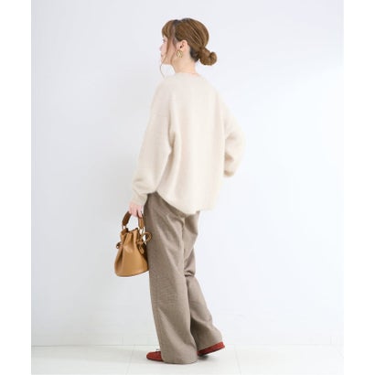 ベーセーストック B.C STOCK 《予約》【WEB+一部店舗限定】FOXカシミヤ Vネックプルオーバー （ピンク）｜詳細画像