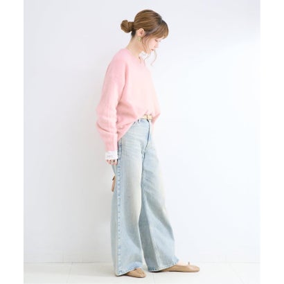ベーセーストック B.C STOCK 《予約》【WEB+一部店舗限定】FOXカシミヤ Vネックプルオーバー （ネイビー）｜詳細画像