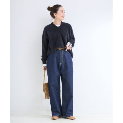 ベーセーストック B.C STOCK 《予約》【WEB+一部店舗限定】FOXカシミヤ Vネックプルオーバー （ネイビー）｜詳細画像