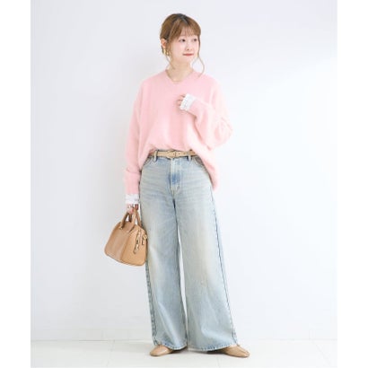 ベーセーストック B.C STOCK 《予約》【WEB+一部店舗限定】FOXカシミヤ Vネックプルオーバー （ネイビー）｜詳細画像