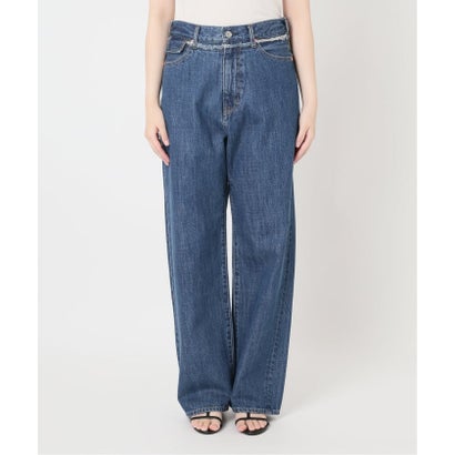《予約》ウォッシャブル / DU JOUR / デュ ジュール BLT SEAM PIPE JEAN （ブラウン）｜詳細画像