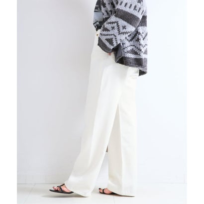 《予約》ウォッシャブル / DU JOUR / デュ ジュール BLT SEAM PIPE JEAN （ブラウン）｜詳細画像