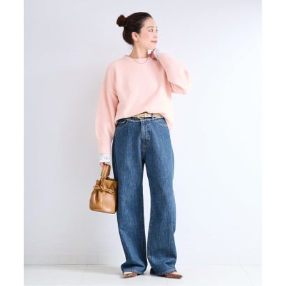 《予約》ウォッシャブル / DU JOUR / デュ ジュール BLT SEAM PIPE JEAN （ブラウン）｜詳細画像