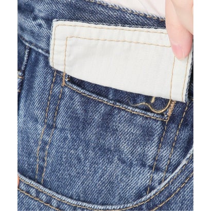 《予約》ウォッシャブル / DU JOUR / デュ ジュール TUCK BARREL JEAN （ブルー A）｜詳細画像