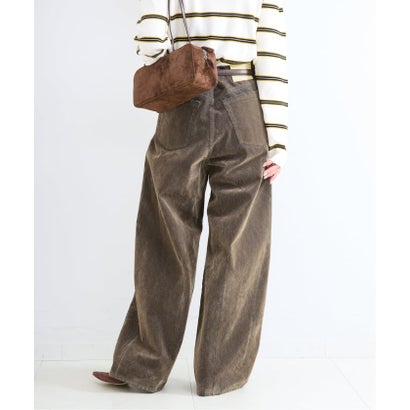 《予約》ウォッシャブル / DU JOUR / デュ ジュール TUCK BARREL JEAN （ブルー A）｜詳細画像
