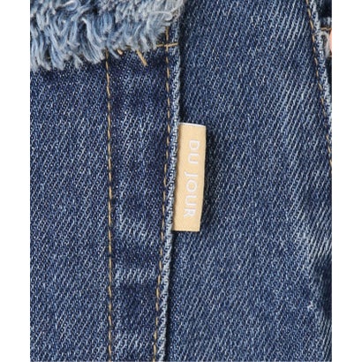 《予約》ウォッシャブル / DU JOUR / デュ ジュール TUCK BARREL JEAN （ブルー A）｜詳細画像