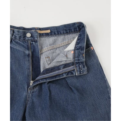 《予約》ウォッシャブル / DU JOUR / デュ ジュール TUCK BARREL JEAN （ブラウン）｜詳細画像