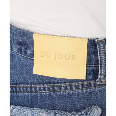 《予約》ウォッシャブル / DU JOUR / デュ ジュール TUCK BARREL JEAN （ネイビー）｜詳細画像