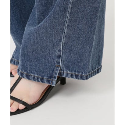《予約》ウォッシャブル / DU JOUR / デュ ジュール TUCK BARREL JEAN （ネイビー）｜詳細画像