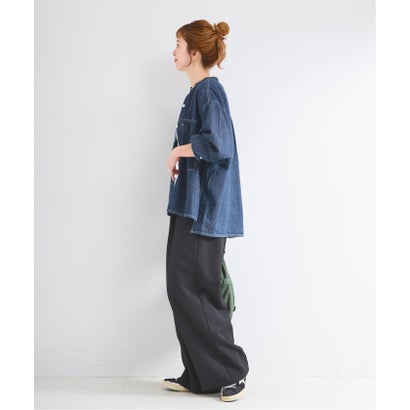 ベーセーストック B.C STOCK ウォッシャブル / Lee / リー SKIPPER DINIM SHIRTS （ネイビー）｜詳細画像
