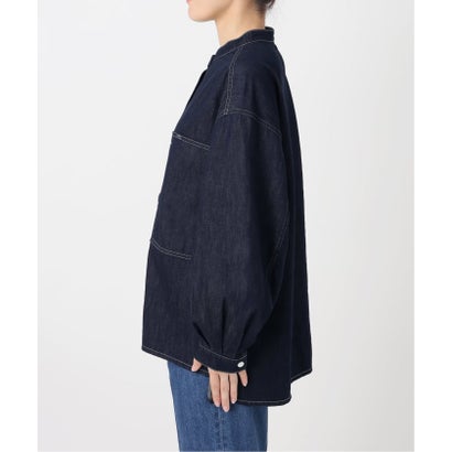 ベーセーストック B.C STOCK ウォッシャブル / Lee / リー SKIPPER DINIM SHIRTS （ネイビー）｜詳細画像