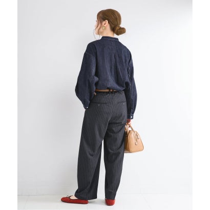 ベーセーストック B.C STOCK ウォッシャブル / Lee / リー SKIPPER DINIM SHIRTS （ネイビー）｜詳細画像